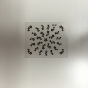3D Sticker schwarz XF 154
